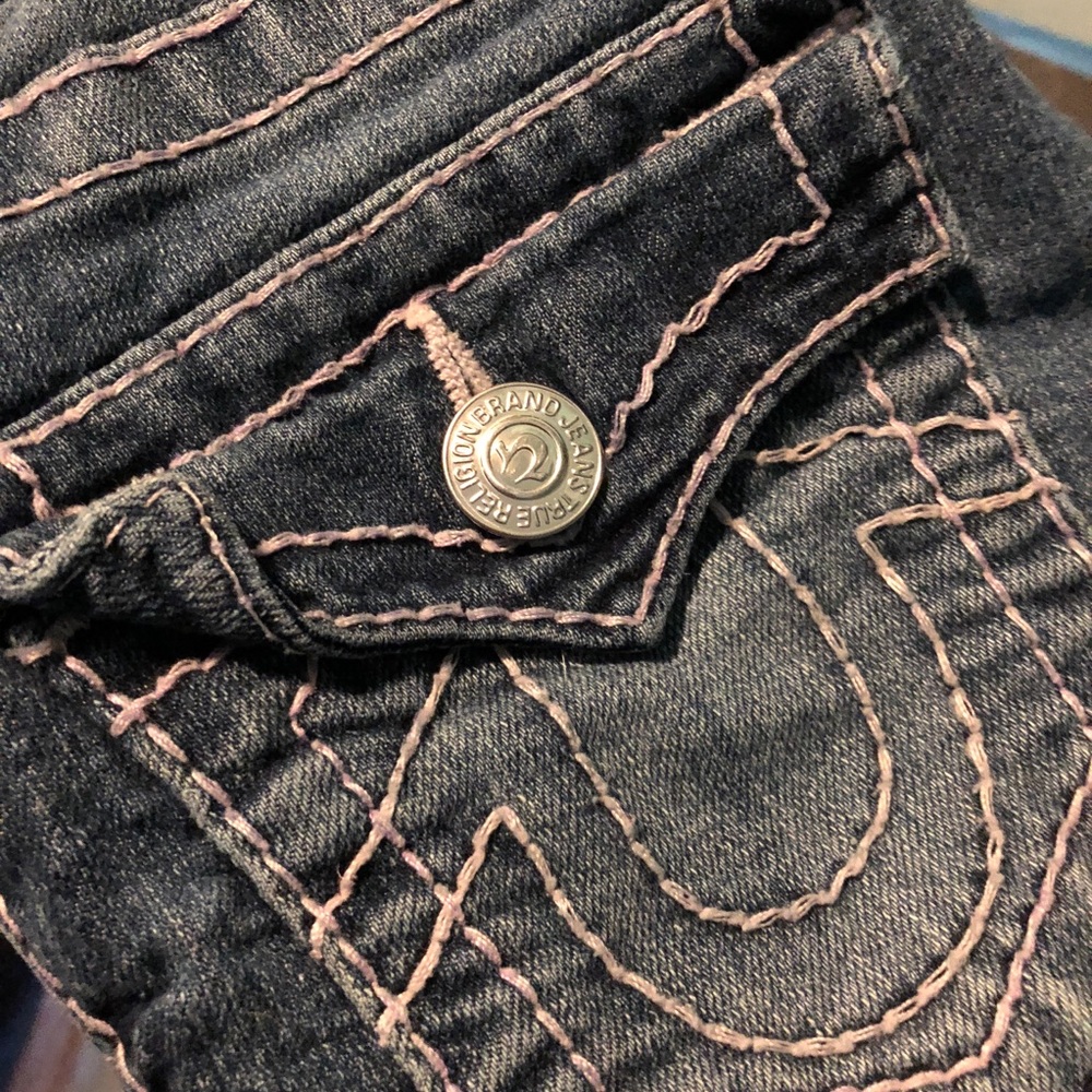 True Religion Girls Skinny Big T Jean